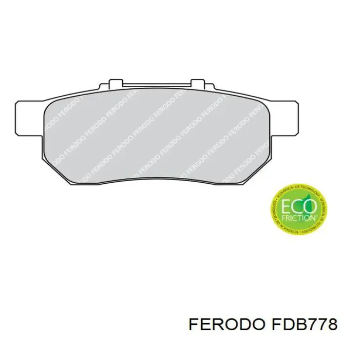 Колодки дисковые  Ferodo FDB778 цена, от 20.28 USD
