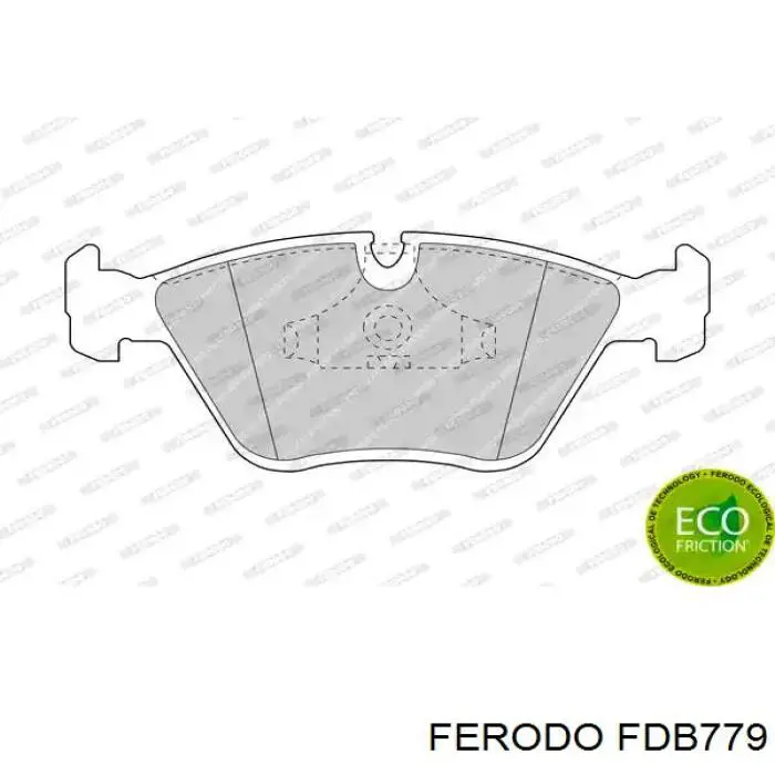 FDB779 Ferodo колодки тормозные передние дисковые