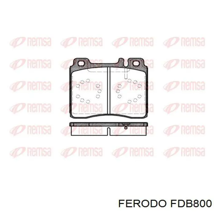 Колодки Ferodo FDB800 цена, от 35.22 USD