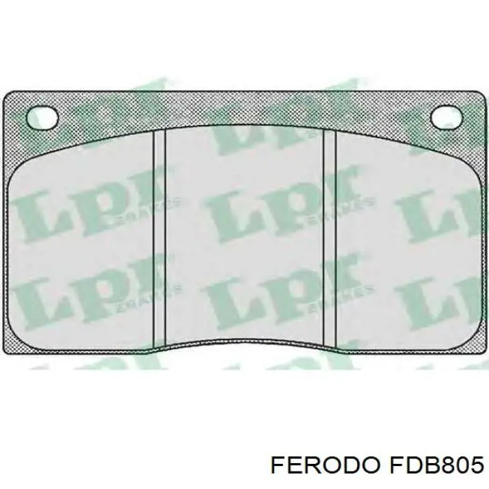 Колодки Ferodo FDB805 цена, от 24.58 USD