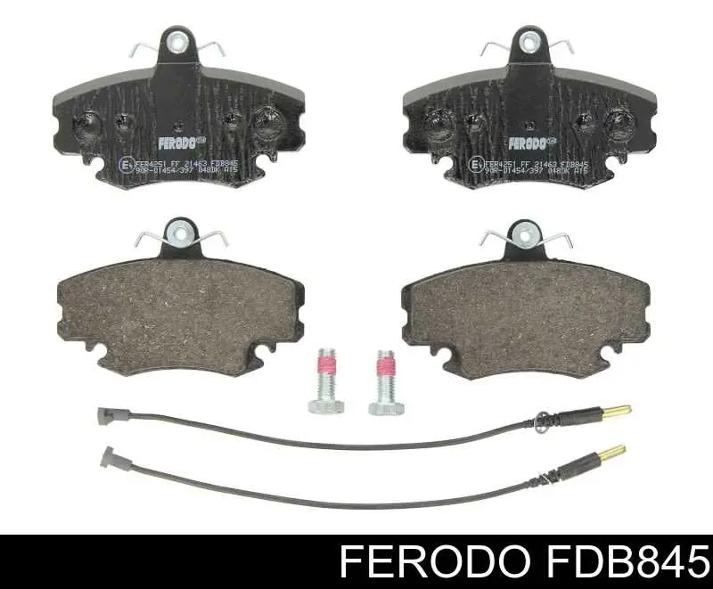 FDB845 Ferodo колодки тормозные передние дисковые