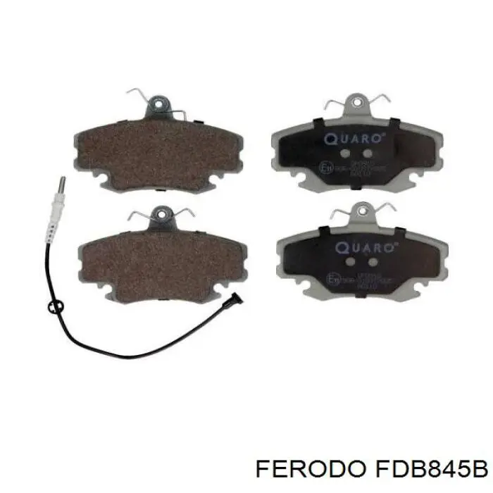 Pastillas de freno delanteras FDB845B Ferodo