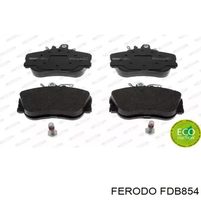 FDB854 Ferodo колодки тормозные передние дисковые