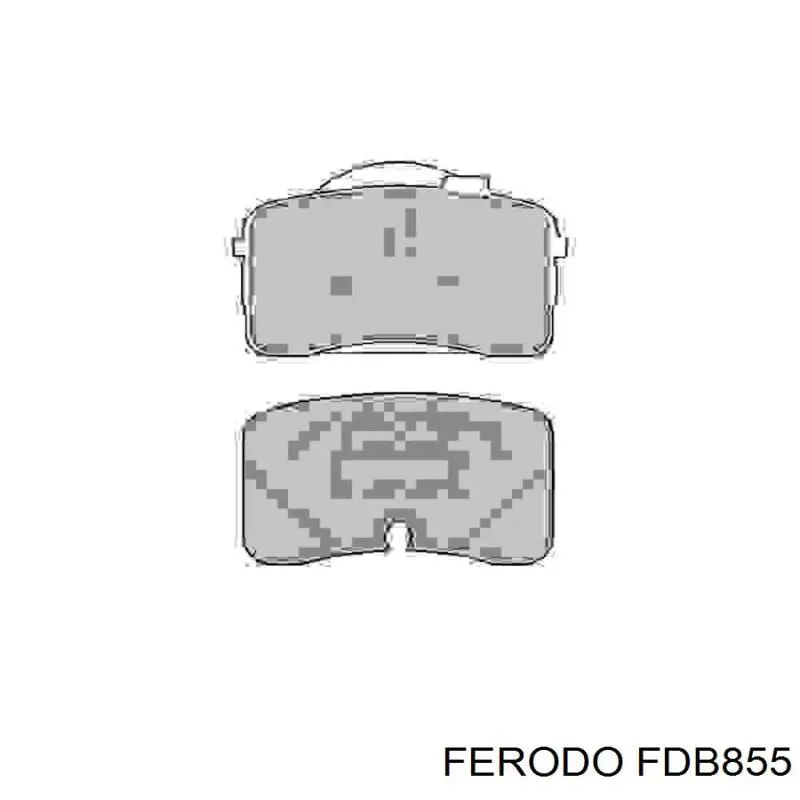 FDB855 Ferodo колодки тормозные передние дисковые