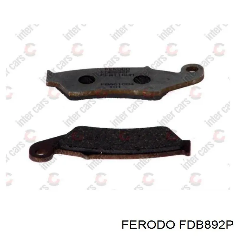 Передние тормозные колодки FDB892P Ferodo