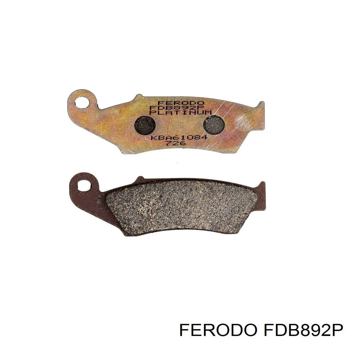 FDB892P Ferodo Колодки передние
