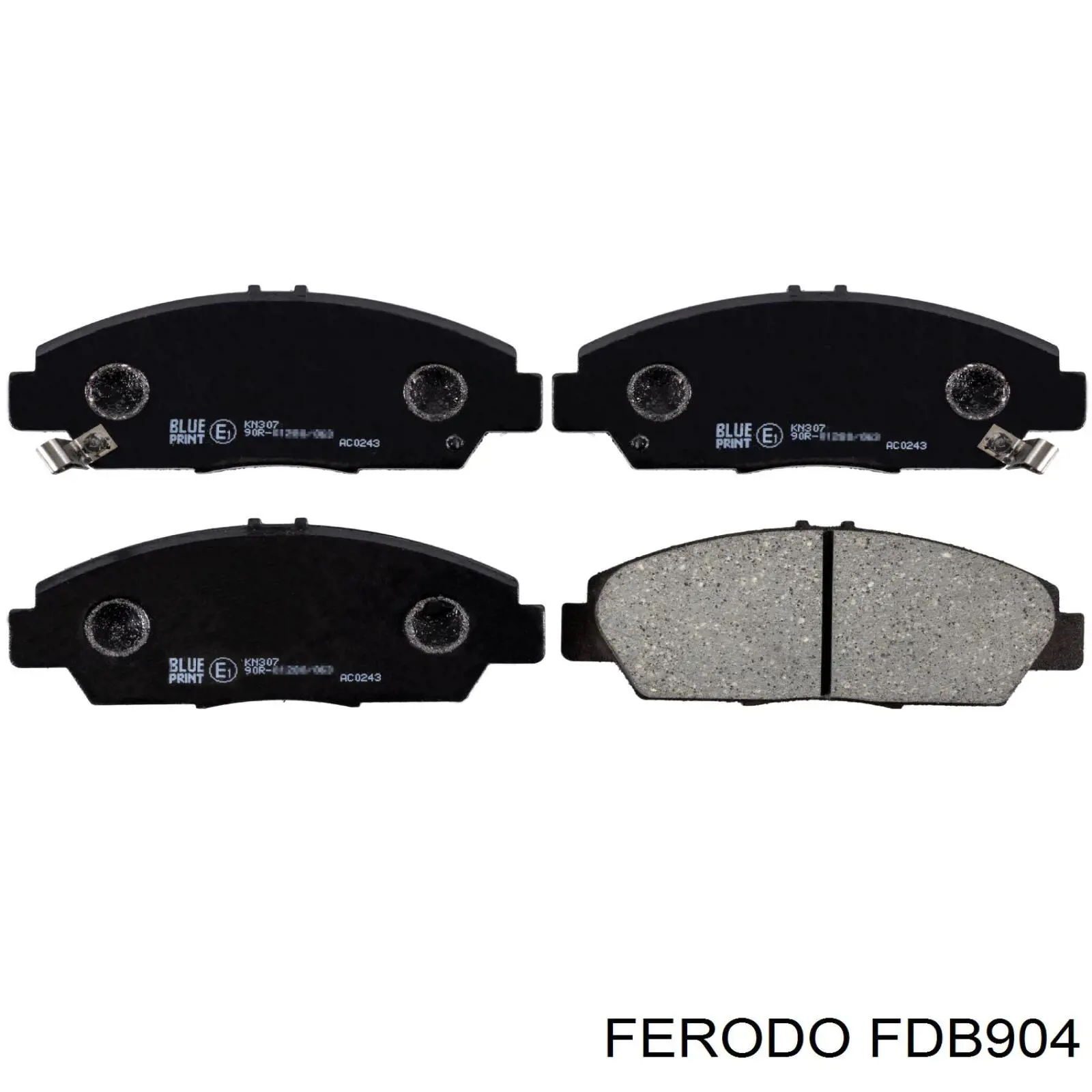 Передние тормозные колодки FDB904 Ferodo