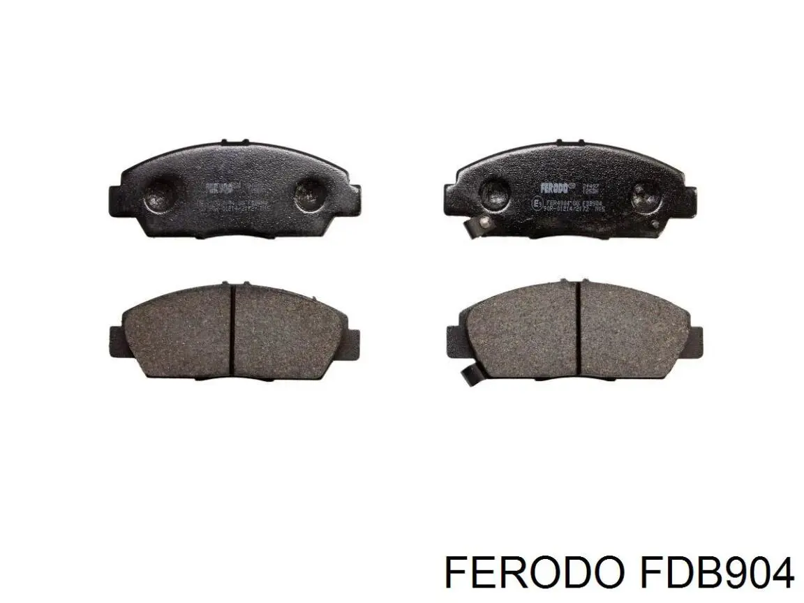 FDB904 Ferodo колодки тормозные передние дисковые