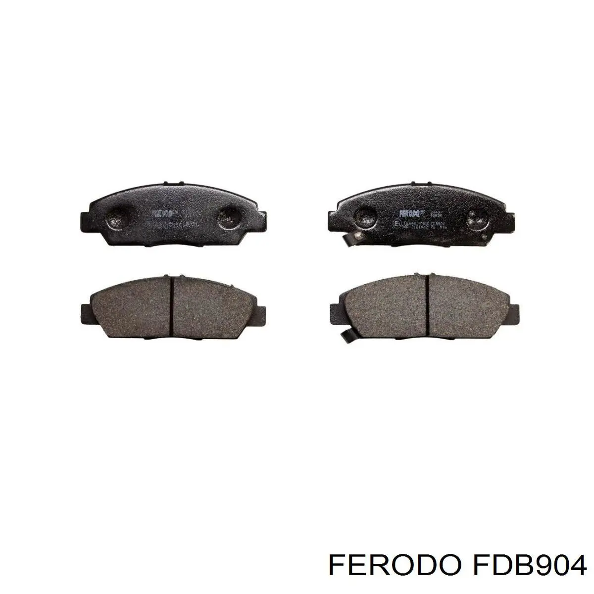 Pastillas de freno delanteras FDB904 Ferodo