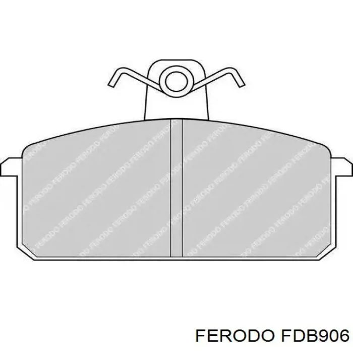 Передние тормозные колодки FDB906 Ferodo