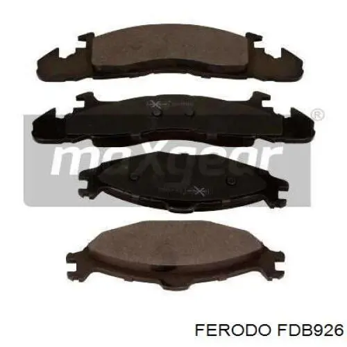 FDB926 Ferodo Колодки тормозные дисковые комплект