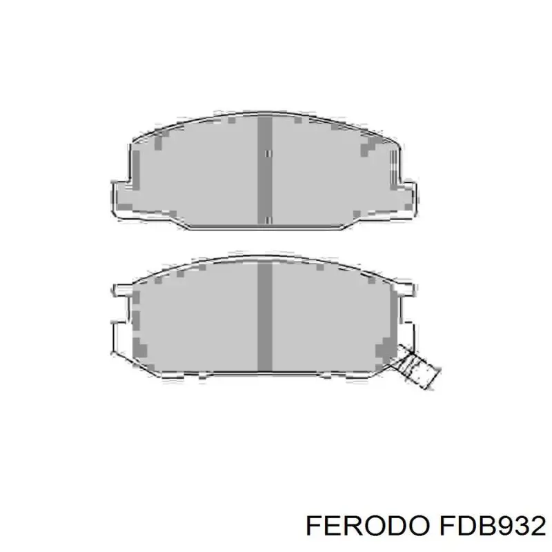 Передние тормозные колодки FDB932 Ferodo