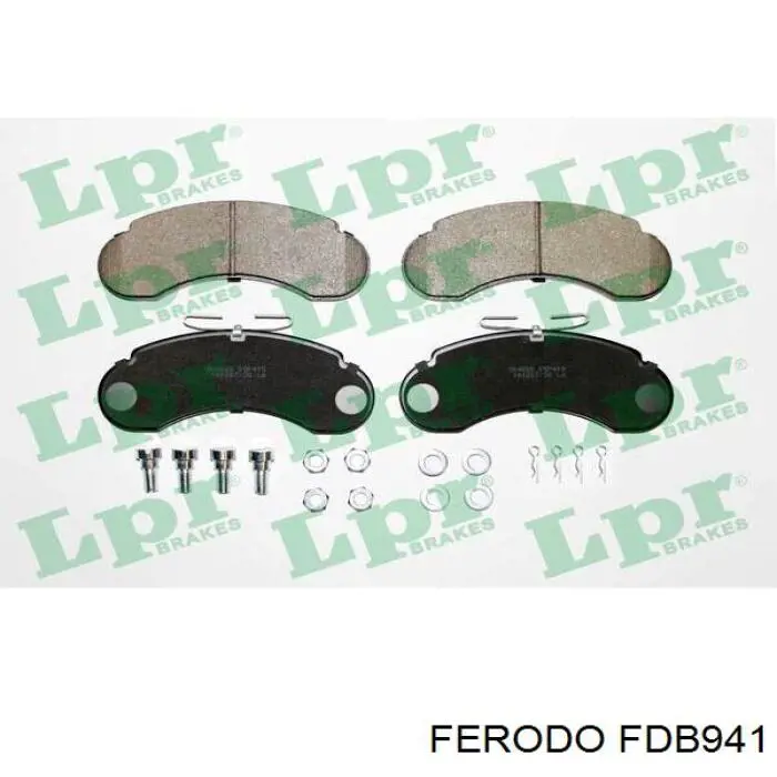 FDB941 Ferodo Колодки передние