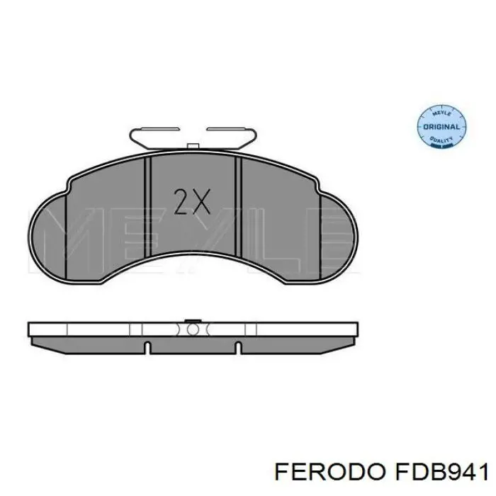 Колодки Ferodo FDB941 цена, от 25.17 USD
