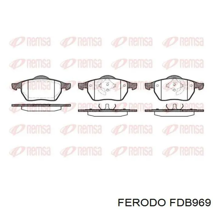 Колодки Ferodo FDB969 цена, от 29.12 USD