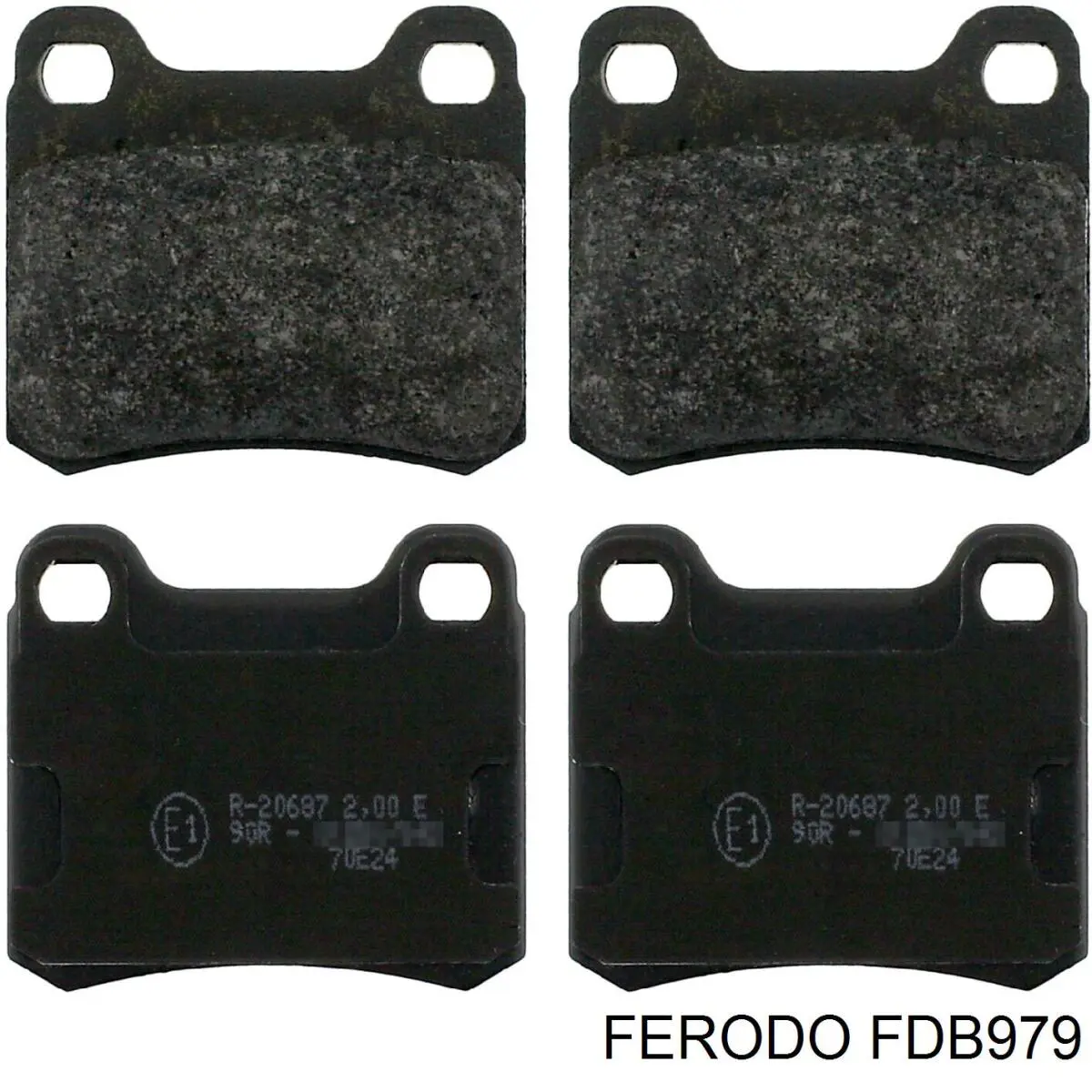 Колодки дисковые  Ferodo FDB979 цена, от 14.67 USD