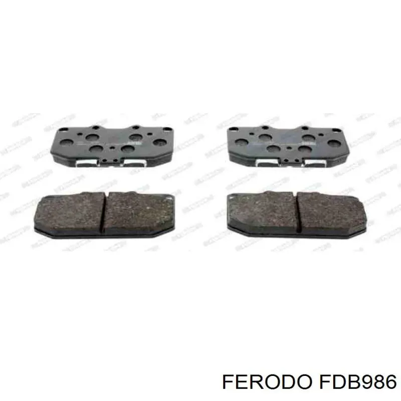 FDB986 Ferodo передние тормозные колодки