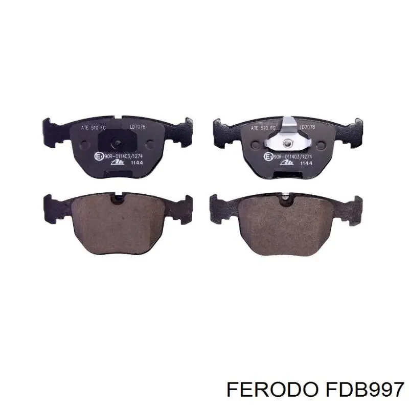 Колодки Ferodo FDB997 цена, от 40.37 USD