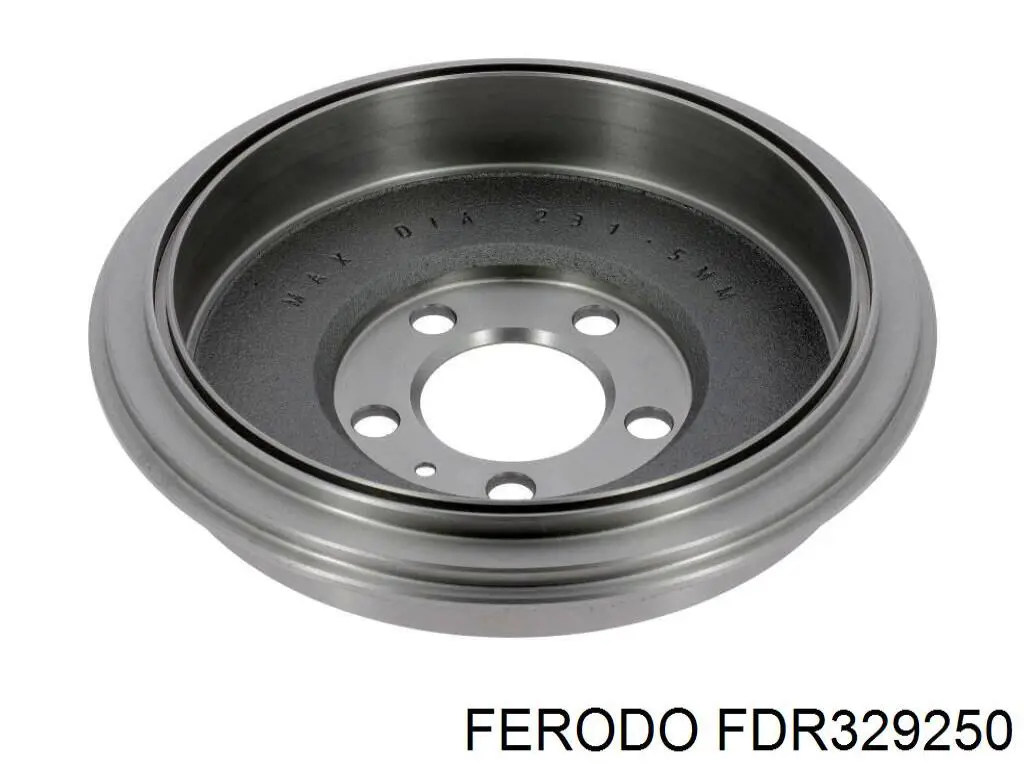 FDR329250 Ferodo tambor do freio traseiro