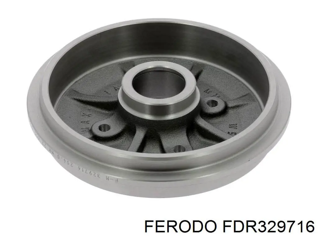Барабан тормозной задний Ferodo FDR329716
