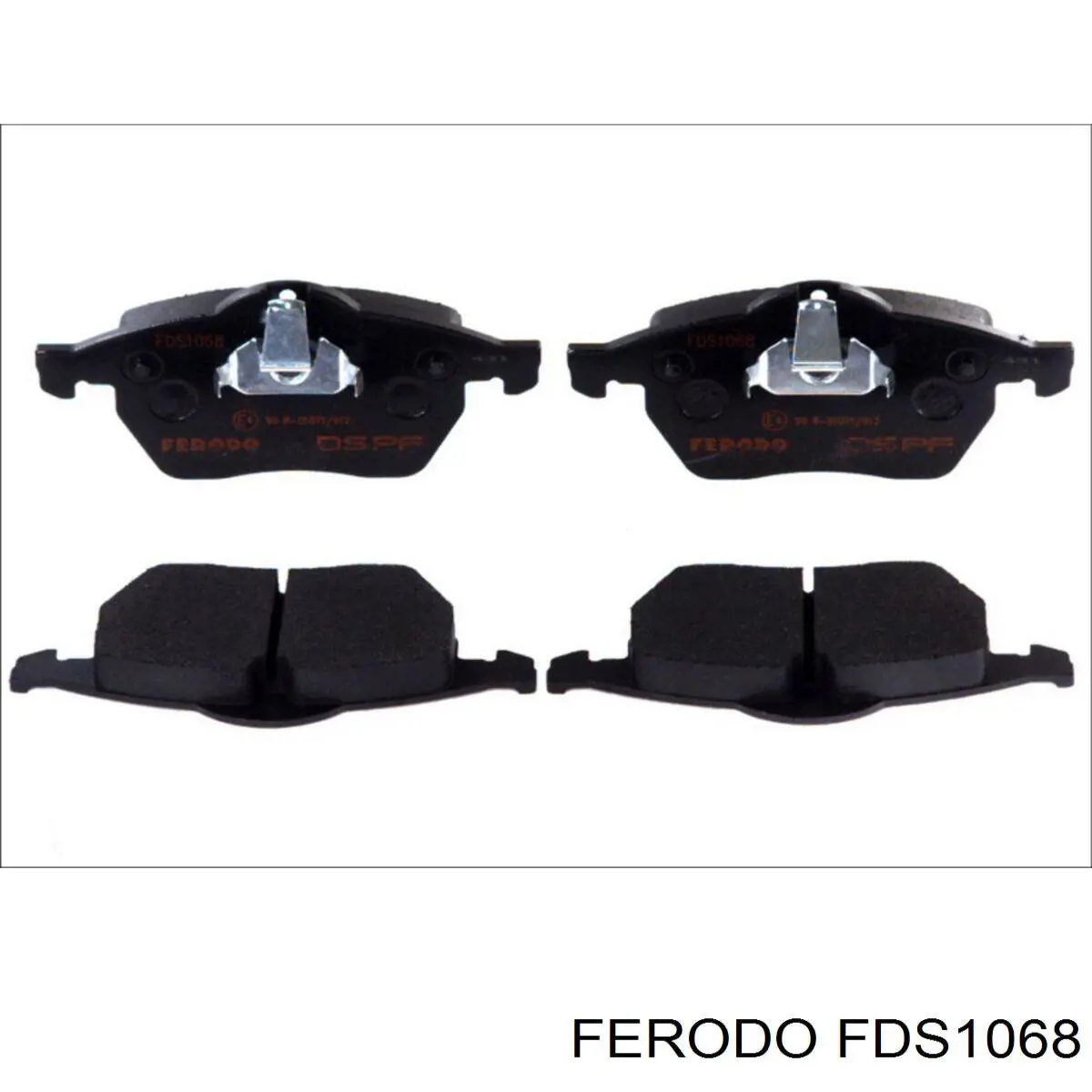 FDS1068 Ferodo колодки тормозные передние дисковые
