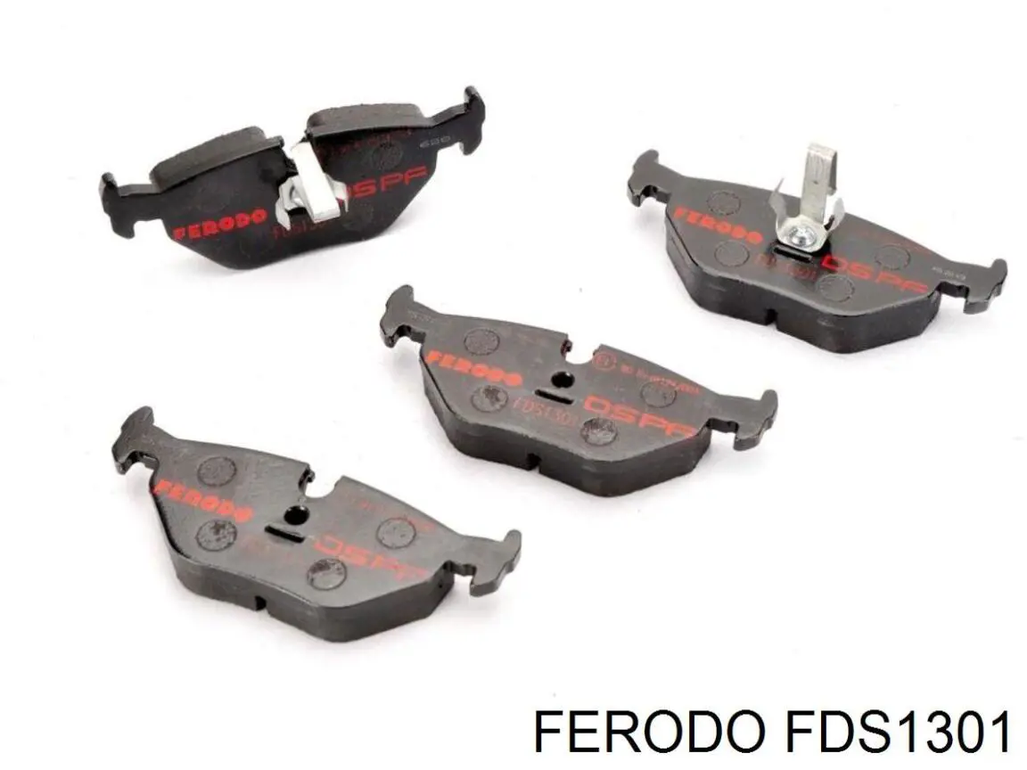 FDS1301 Ferodo колодки тормозные задние дисковые