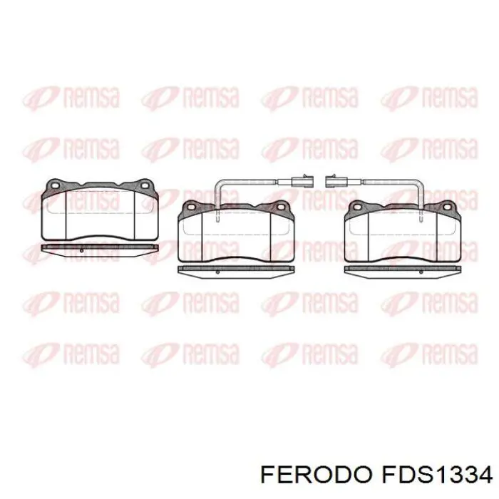 Колодки Ferodo FDS1334 цена, от 39.45 USD