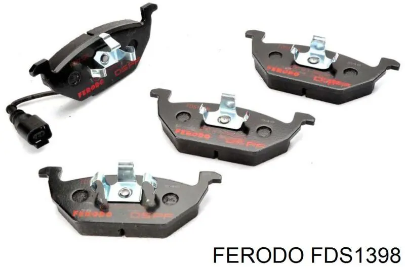 FDS1398 Ferodo колодки тормозные передние дисковые