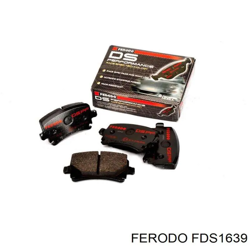 Передние тормозные колодки FDS1639 Ferodo