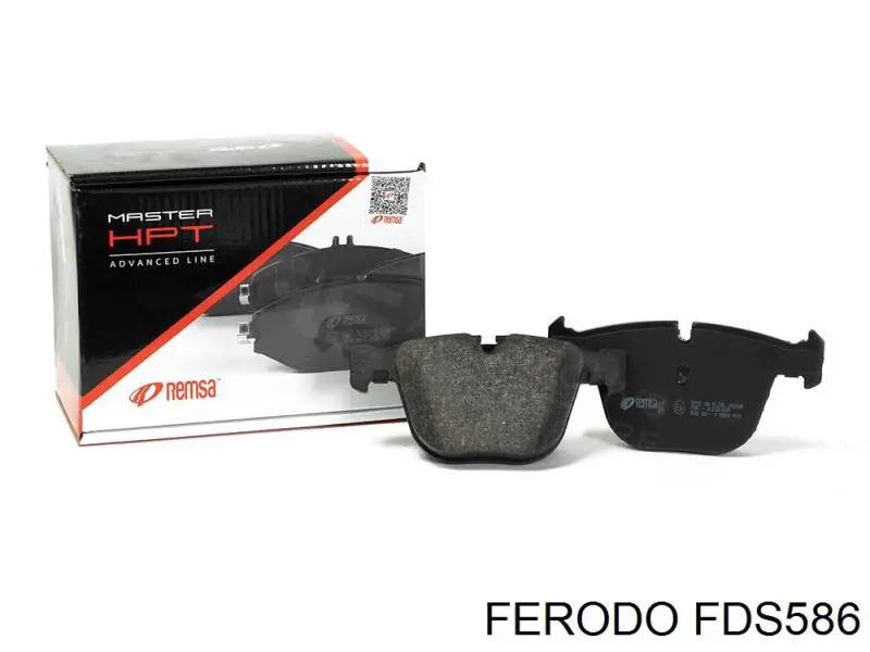 FDS586 Ferodo задние тормозные колодки