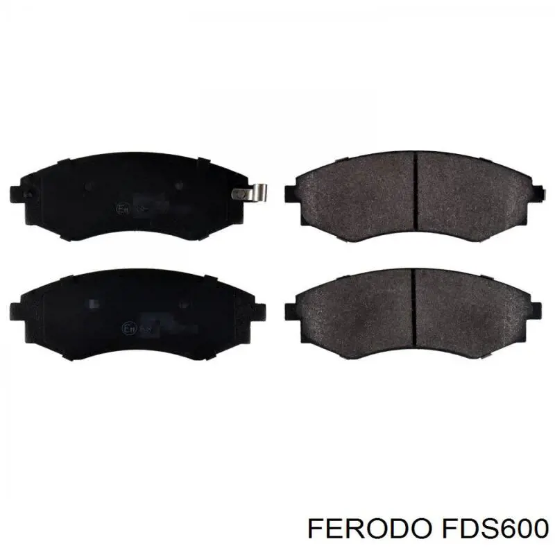 FDS600 Ferodo колодки тормозные передние дисковые