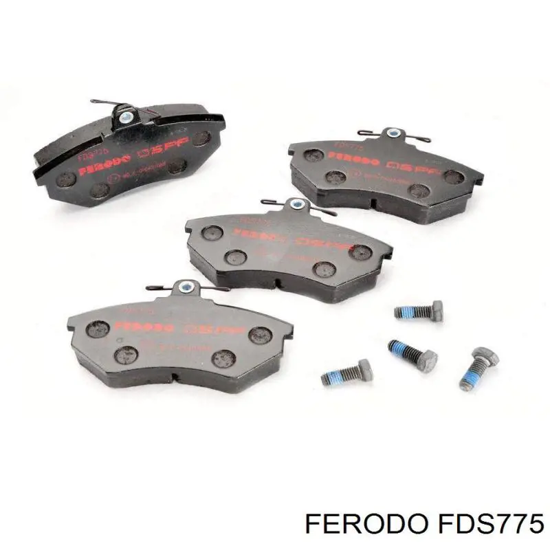 FDS775 Ferodo колодки тормозные передние дисковые