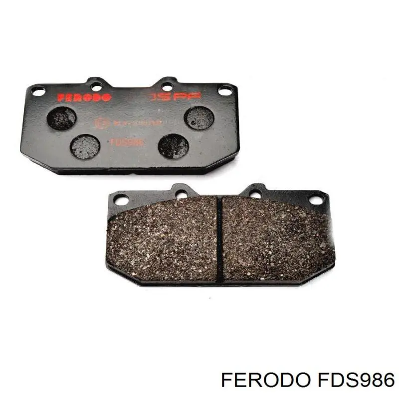 FDS986 Ferodo Колодки передние