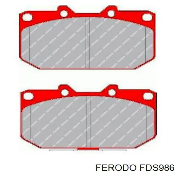 Колодки Ferodo FDS986 цена, от 23.68 USD