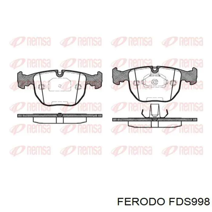 Колодки Ferodo FDS998 цена, от 36.63 USD