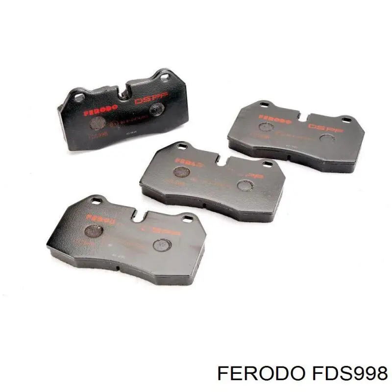 Передние тормозные колодки FDS998 Ferodo