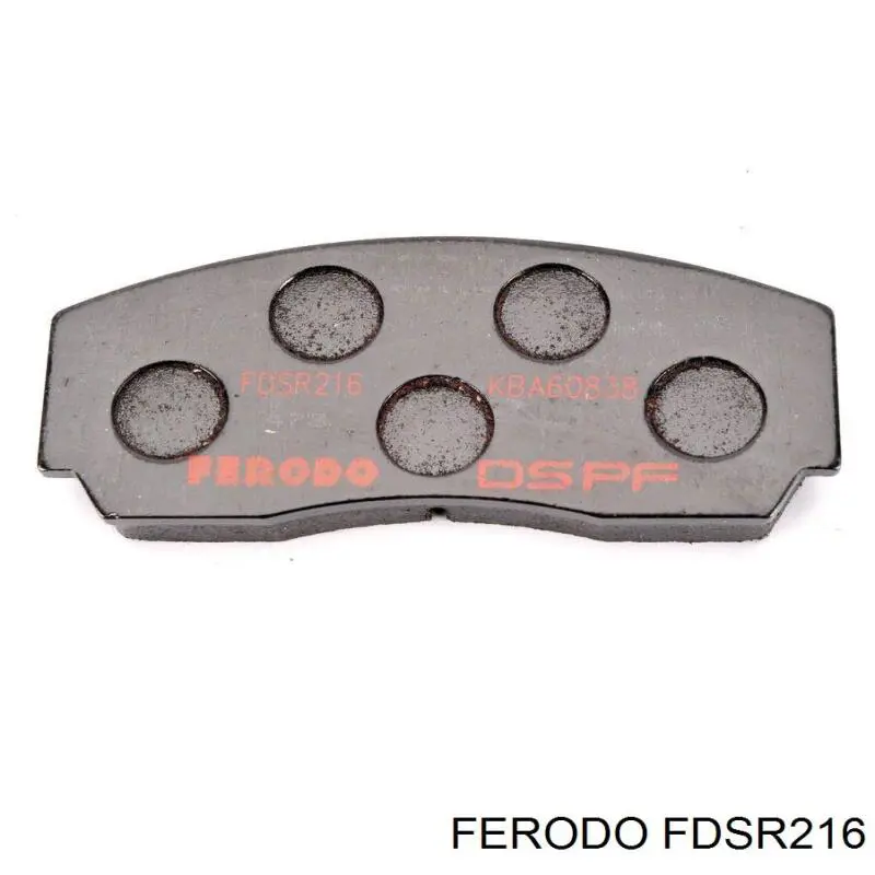 FDSR216 Ferodo Колодки тормозные дисковые комплект