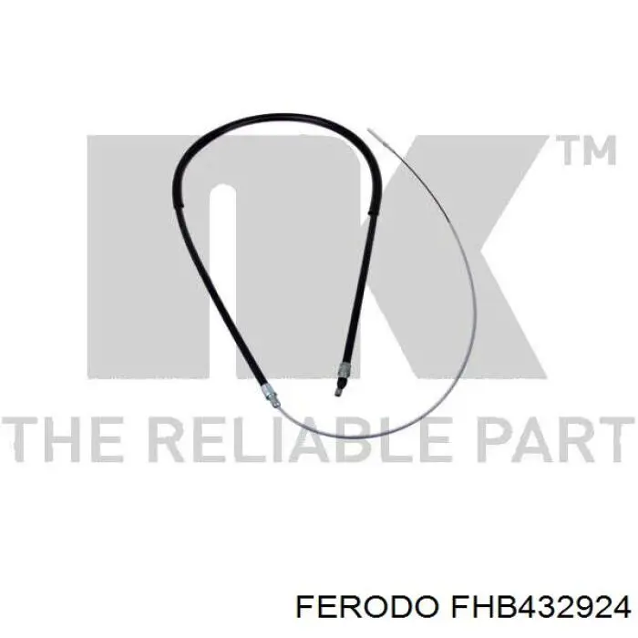 Cable de freno de mano trasero derecho FHB432924 Ferodo