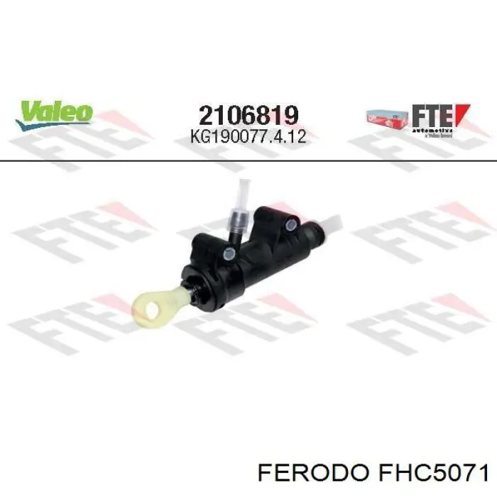 Cilindro maestro de embrague FHC5071 Ferodo