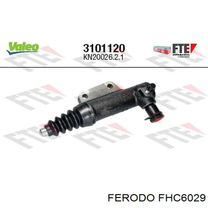 Cilindro receptor, embrague FHC6029 Ferodo