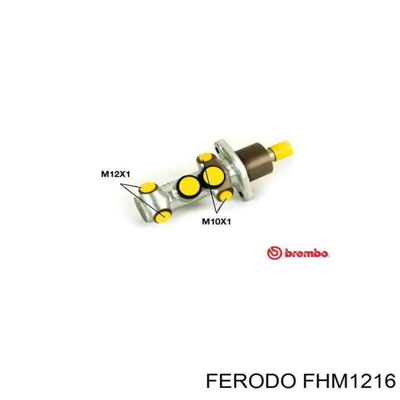 Cilindro principal de freno FHM1216 Ferodo