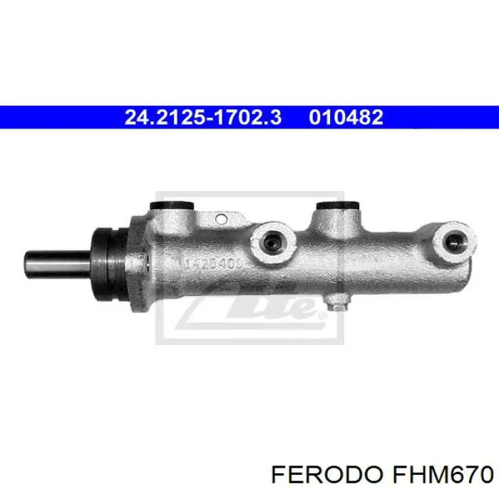 Cilindro principal de freno FHM670 Ferodo