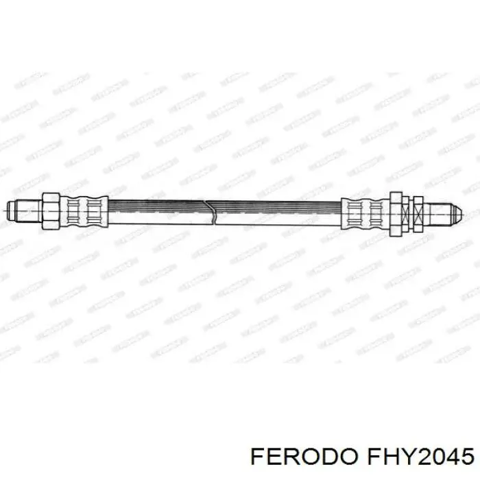 FHY2045 Ferodo шланг тормозной задний