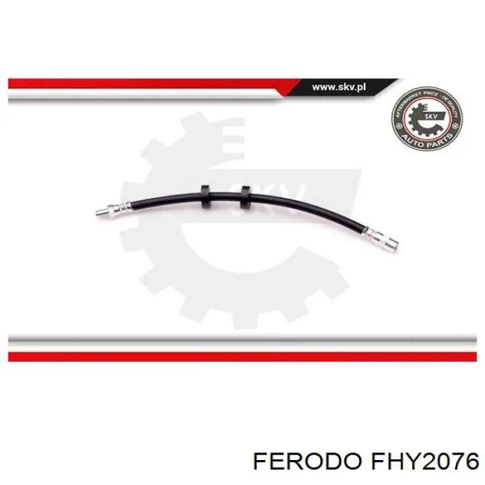 Шланг тормозной передний Ferodo FHY2076