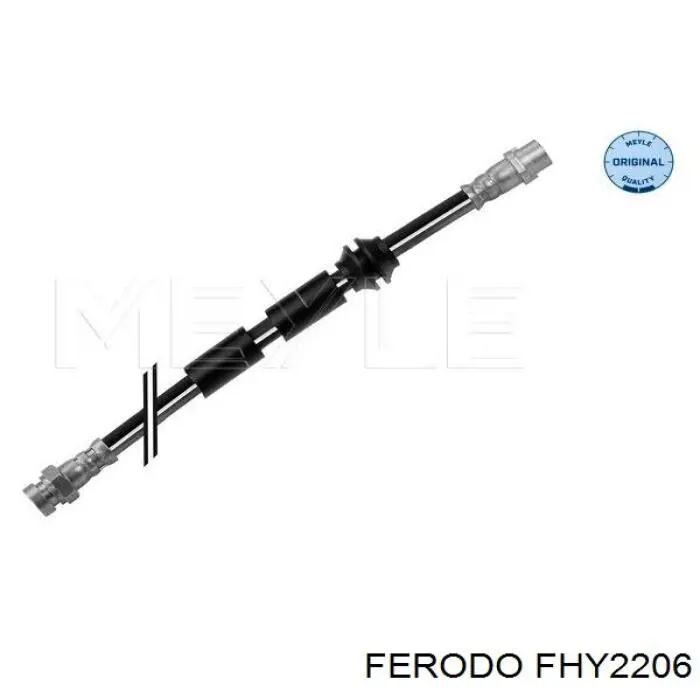 Шланг тормозной передний Ferodo FHY2206