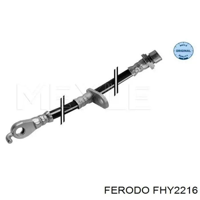 Tubo flexible de frenos delantero derecho FHY2216 Ferodo