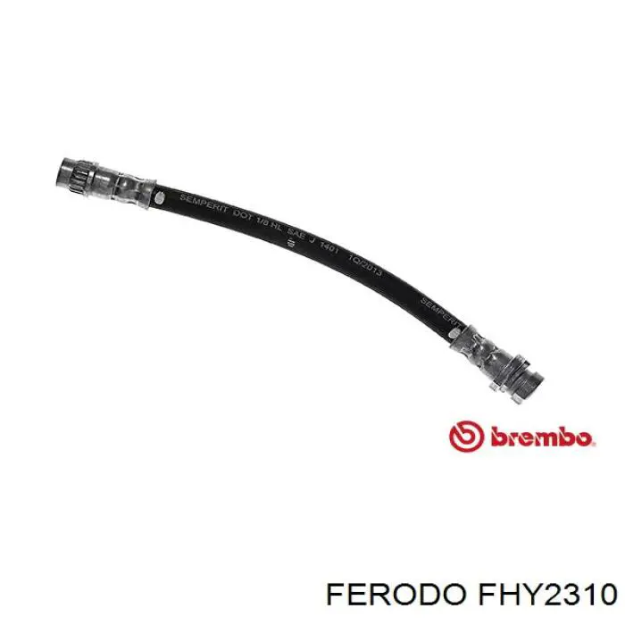Tubo flexible de frenos trasero FHY2310 Ferodo