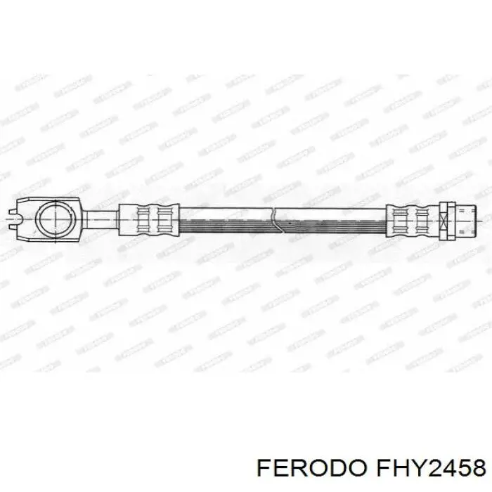 FHY2458 Ferodo шланг тормозной задний