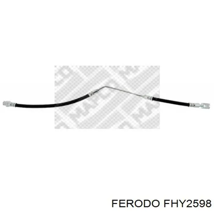 Tubo flexible de frenos trasero izquierdo FHY2598 Ferodo
