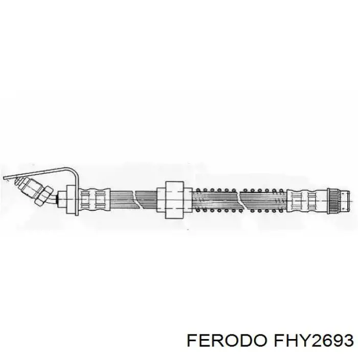 Latiguillo de freno delantero FHY2693 Ferodo